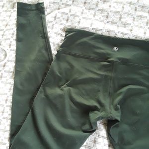 Lululemon Olive Leggings size 8